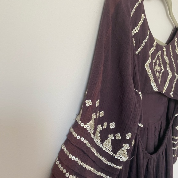 Free People Beaded Dress with Keyhole Back - Picture 3 of 8